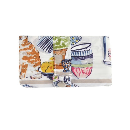 Pantry Cats Foldable Tote Bag Medium in Multicolour