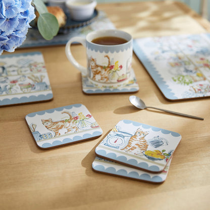 Pantry Cats Coasters 4 Pack