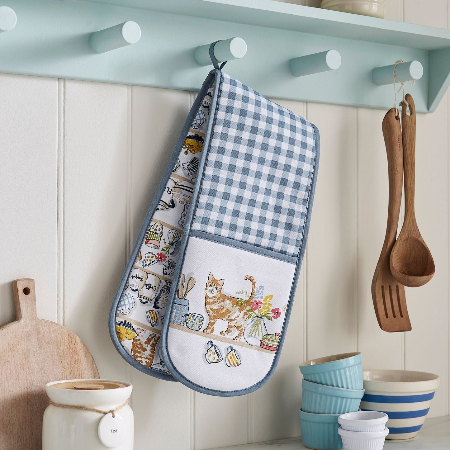 Pantry Cats Double Oven Glove