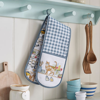 Pantry Cats Double Oven Glove