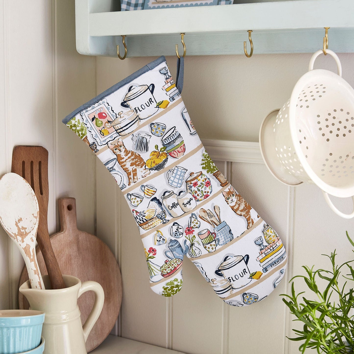 Pantry Cats Gauntlet Oven Glove