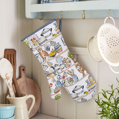 Pantry Cats Gauntlet Oven Glove