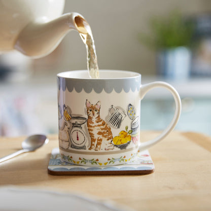 Pantry Cats Bone China Mug