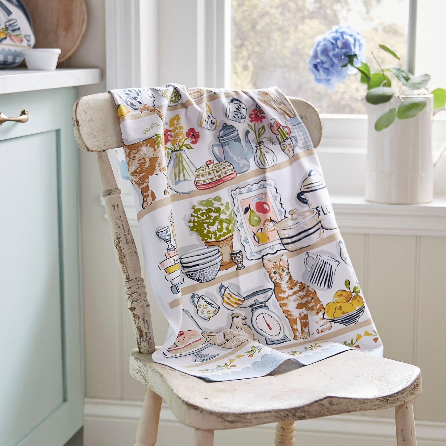 Pantry Cats Cotton Tea Towel