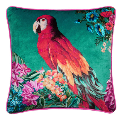 Polly Amorous Cushion in Teal