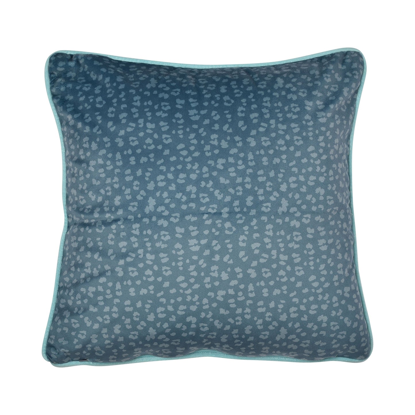 Peacock Jungle Cushion in Teal