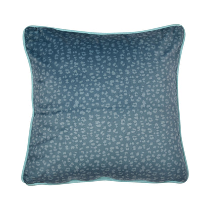 Peacock Jungle Cushion in Teal