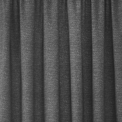 Pembrey Pencil Pleat Curtains in Charcoal