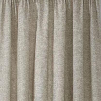 Pembrey Pencil Pleat Curtains in Natural