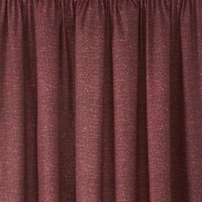 Pembrey Pencil Pleat Curtains in Red