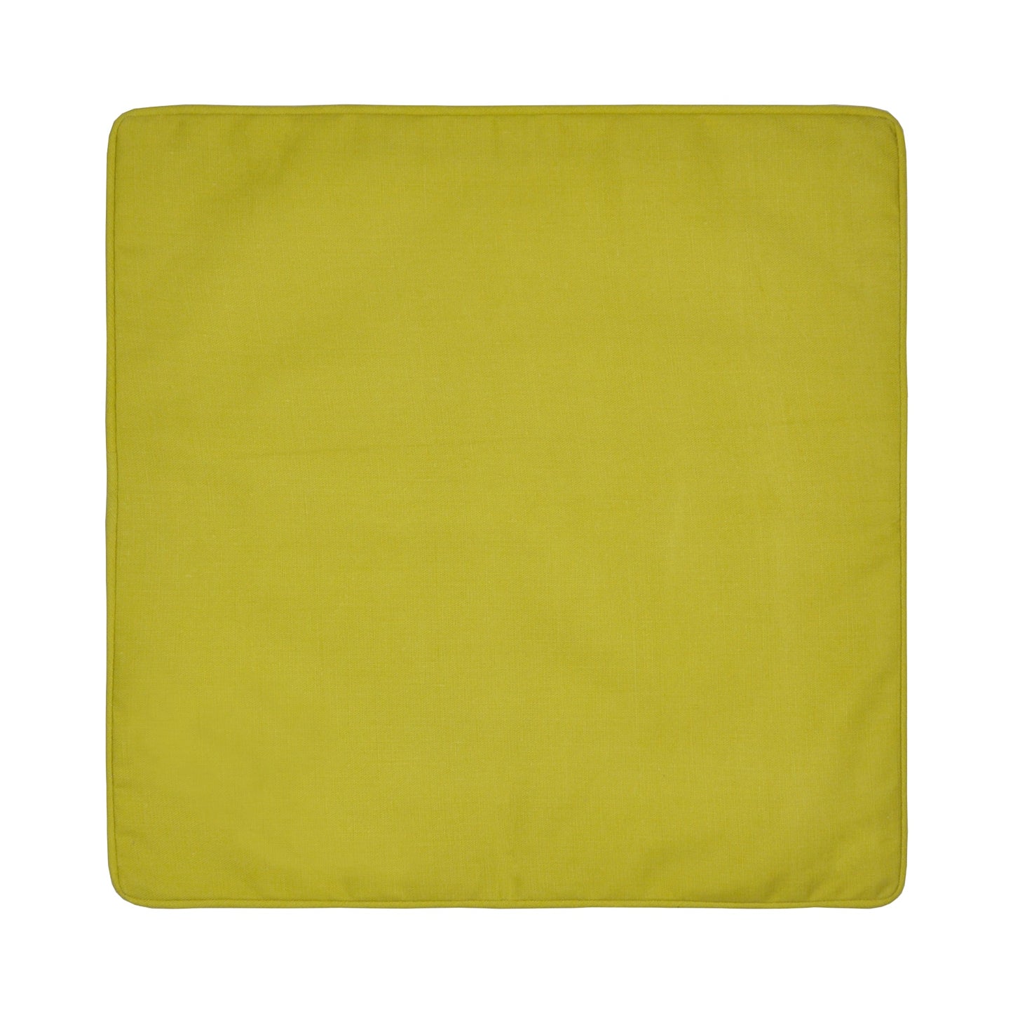 Plain Dye Cushion in Ochre