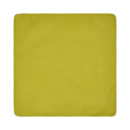 Plain Dye Cushion in Ochre