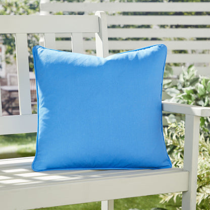 Plain Dye Cushion in Blue