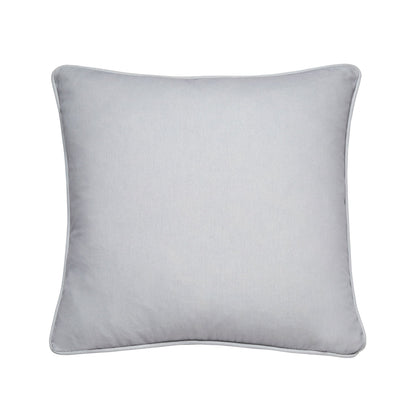 Plain Dye Cushion in Silver