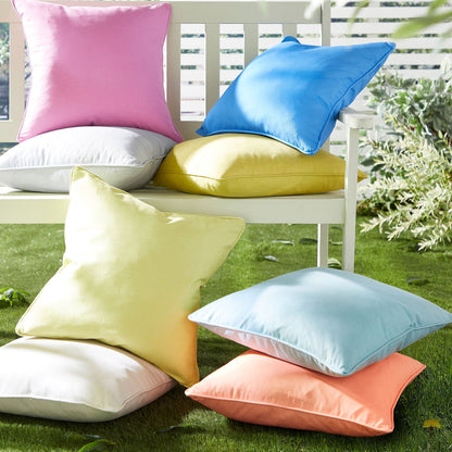 Plain Dye Cushion in Silver