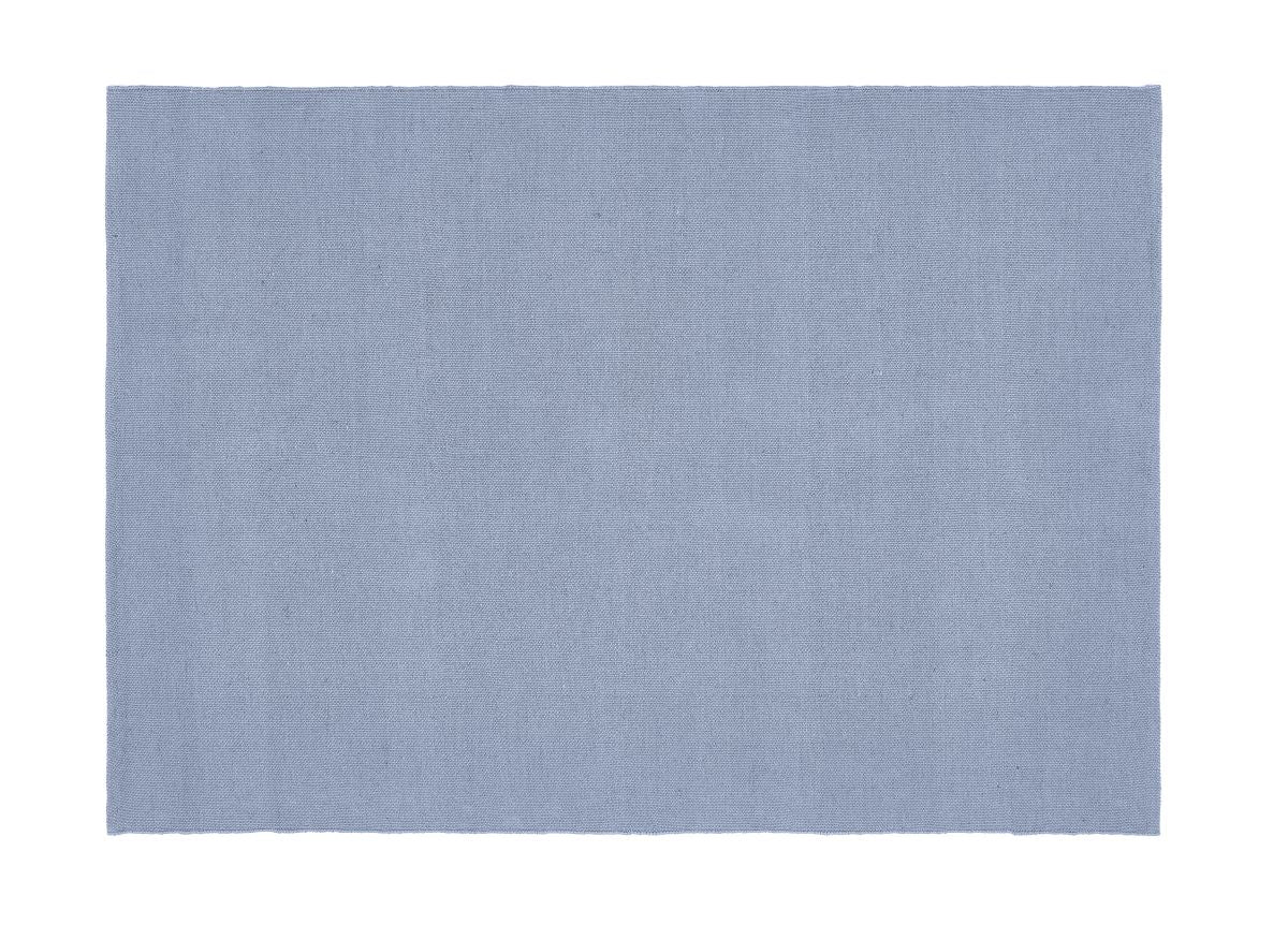 Hug Rug Woven Diamond Rug Denim Blue