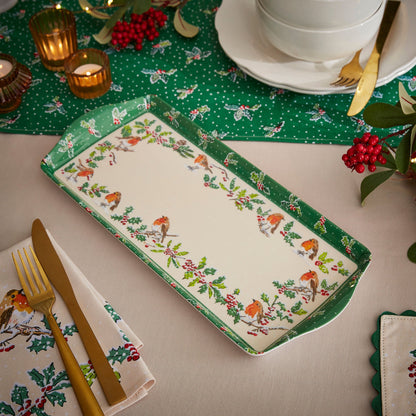 Christmas Robins Scatter Tray