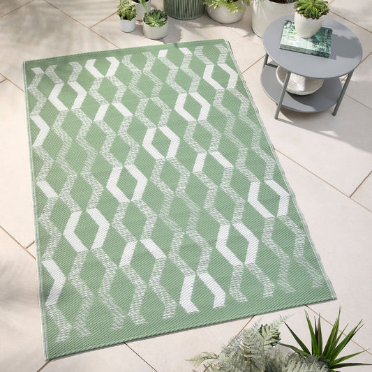 Rico Outdoor Outdoor Rug in Green