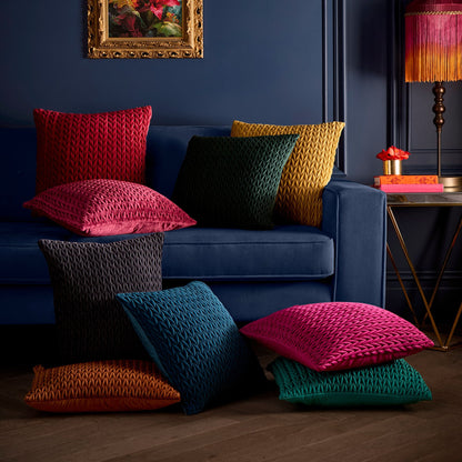 Amory Cushion in Fuchsia