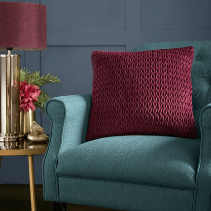 Amory Cushion in Wine