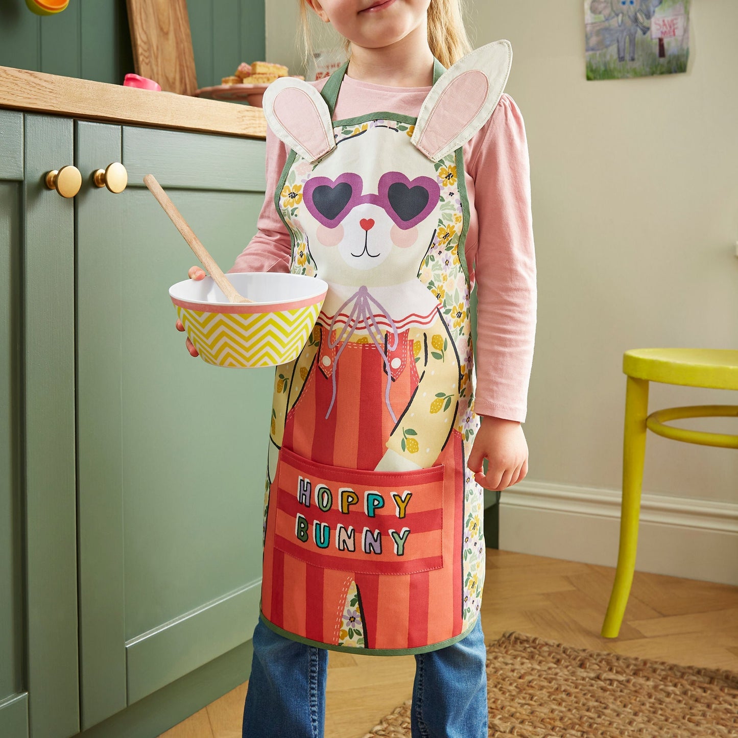 Rosie Rabbit Kids Shaped PVC Apron