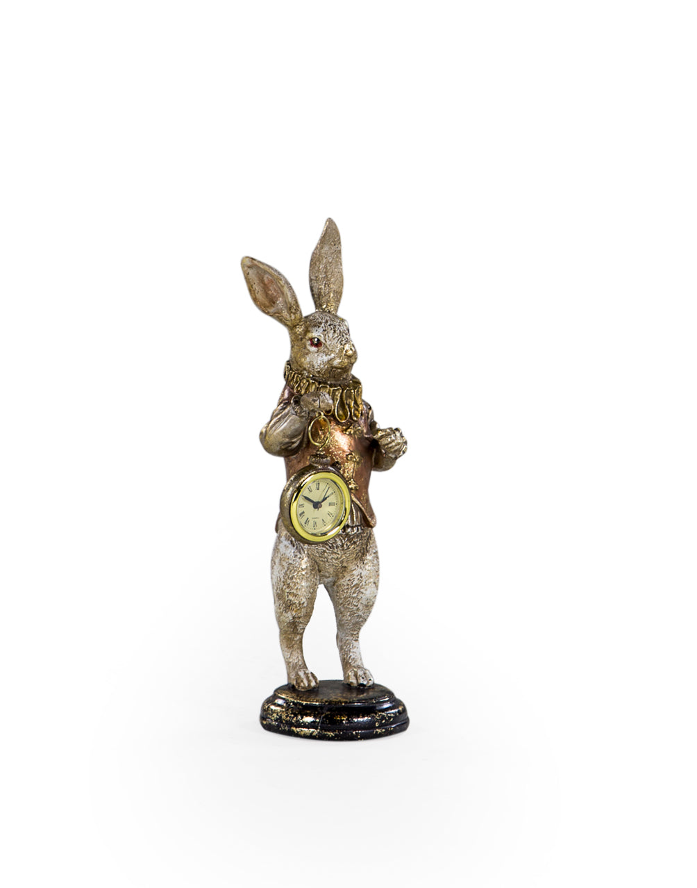 Gold Rabbit Clock