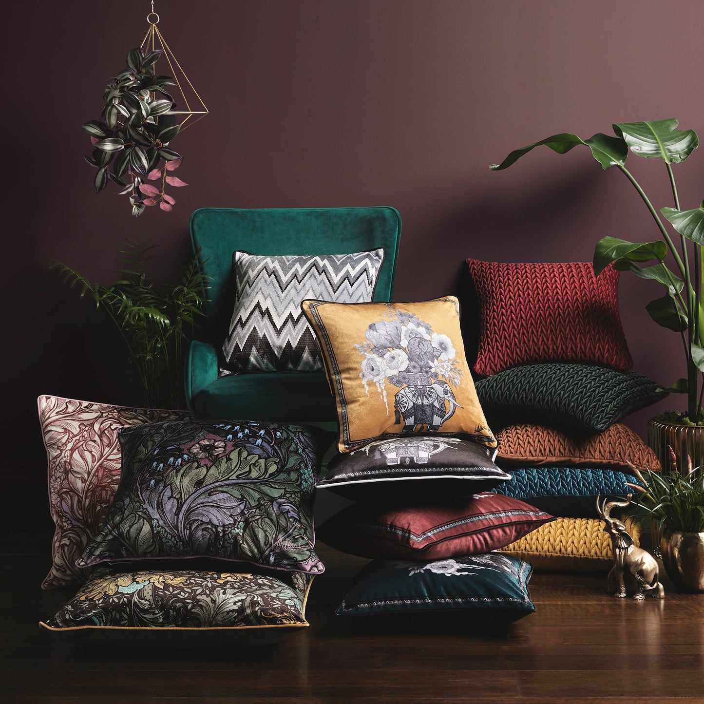 Rambleicious Cushion in Multicolour