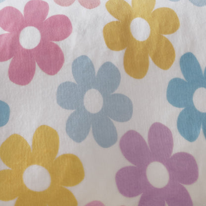 Retro Flower Duvet Cover Set in Multicolour