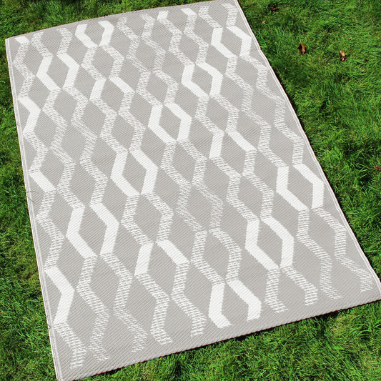 Rico Outdoor Outdoor Rug in Grey