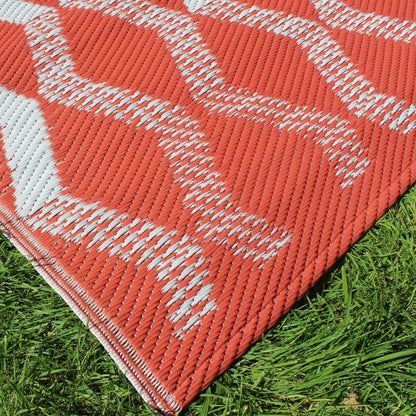 Rico Outdoor Outdoor Rug in Terracotta