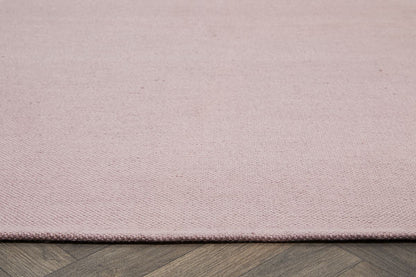 Hug Rug Woven Diamond Rug Rose