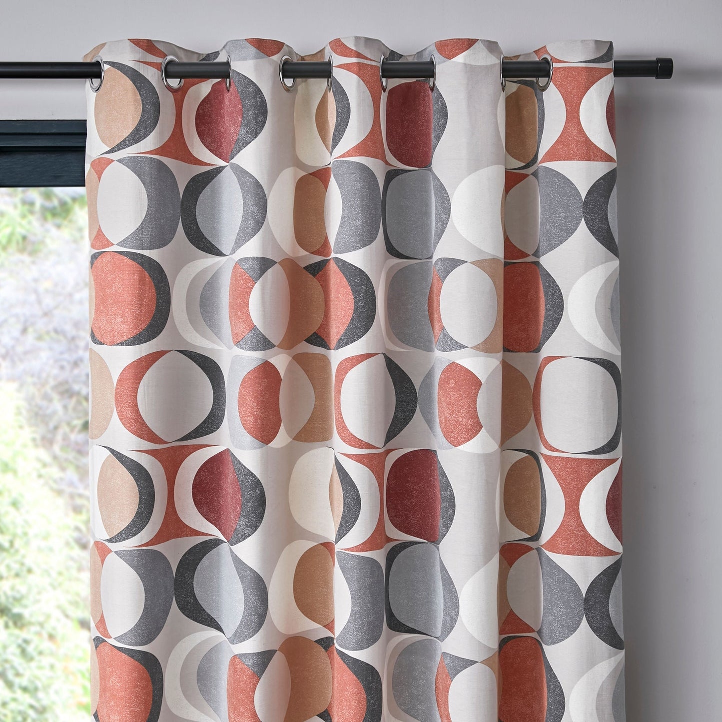 Sander Eyelet Curtains in Spice