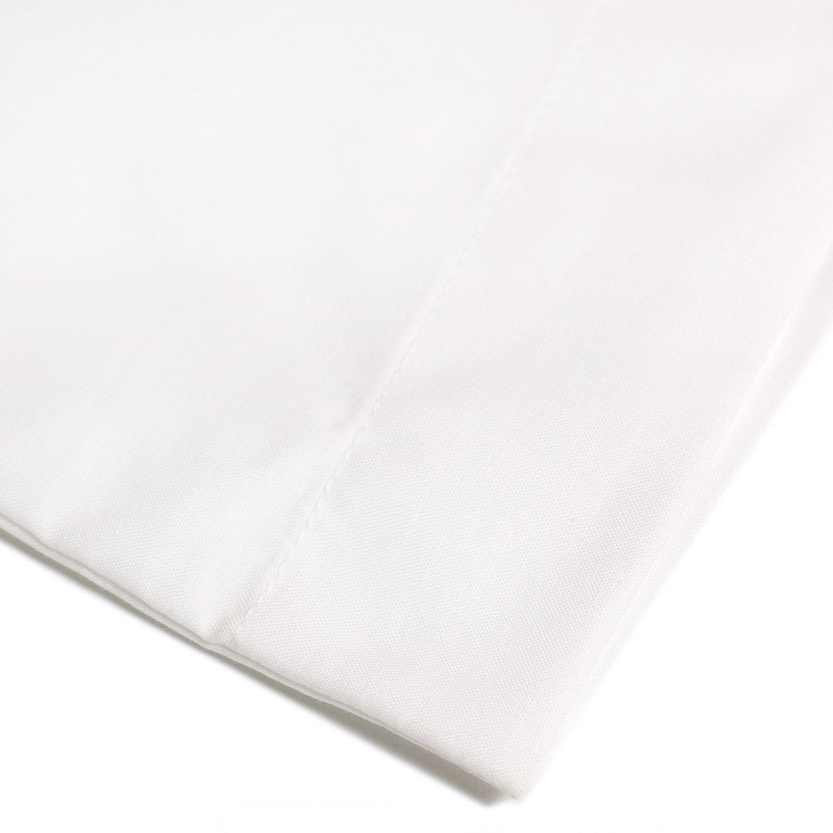 Plain Dye Pair of Housewife Pillowcases in White