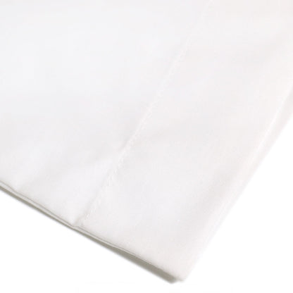 Plain Dye Pair of Housewife Pillowcases in White