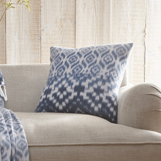 Sakari Cushion in Blue 43 x 43cm - Filled Cushion