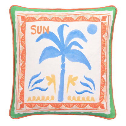 Soleil Palm Outdoor Cushion in Multi