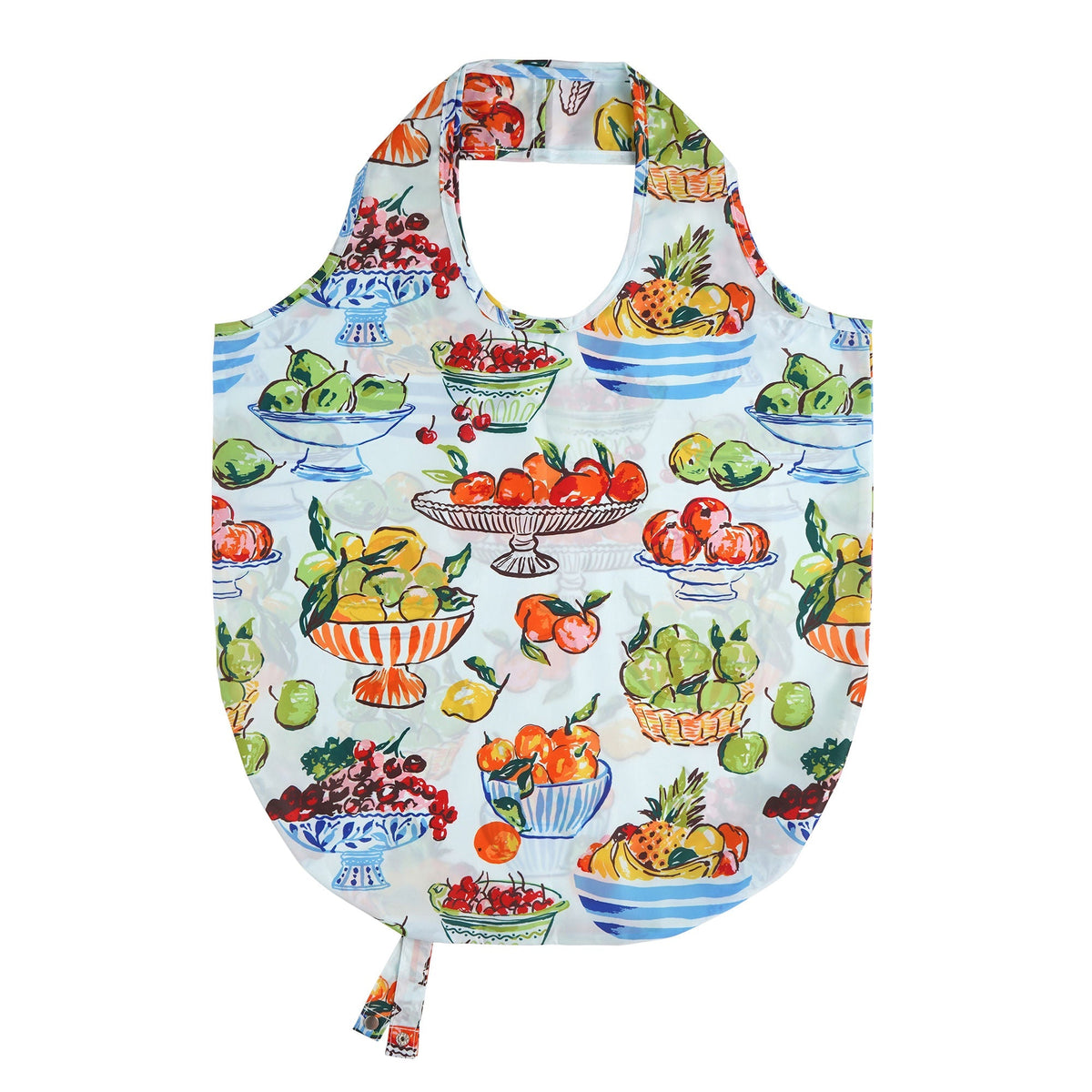 Summer Fruits Foldable Tote Bag Medium in Multicolour