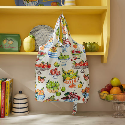 Summer Fruits Foldable Tote Bag Medium in Multicolour