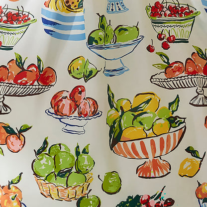 Summer Fruits Foldable Tote Bag Medium in Multicolour