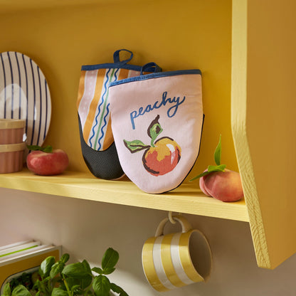 Summer Fruits Microwave Mitts Pair