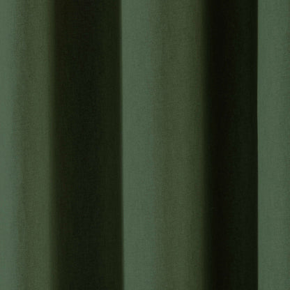 Sorbonne Eyelet Curtains in Bottle Green