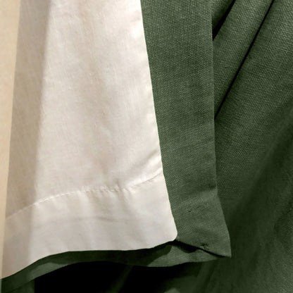 Sorbonne Eyelet Curtains in Bottle Green