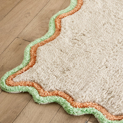 Scallop Bath Mat in Multi
