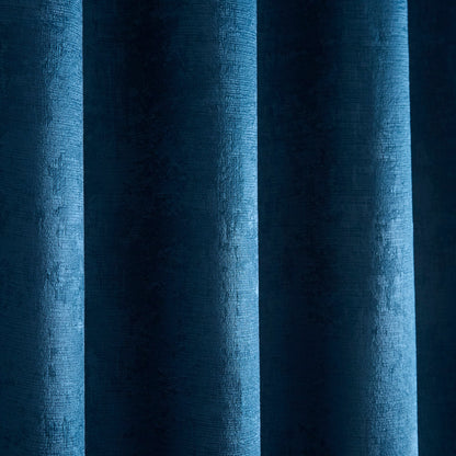 Strata Eyelet Single Panel Door Curtain in Teal