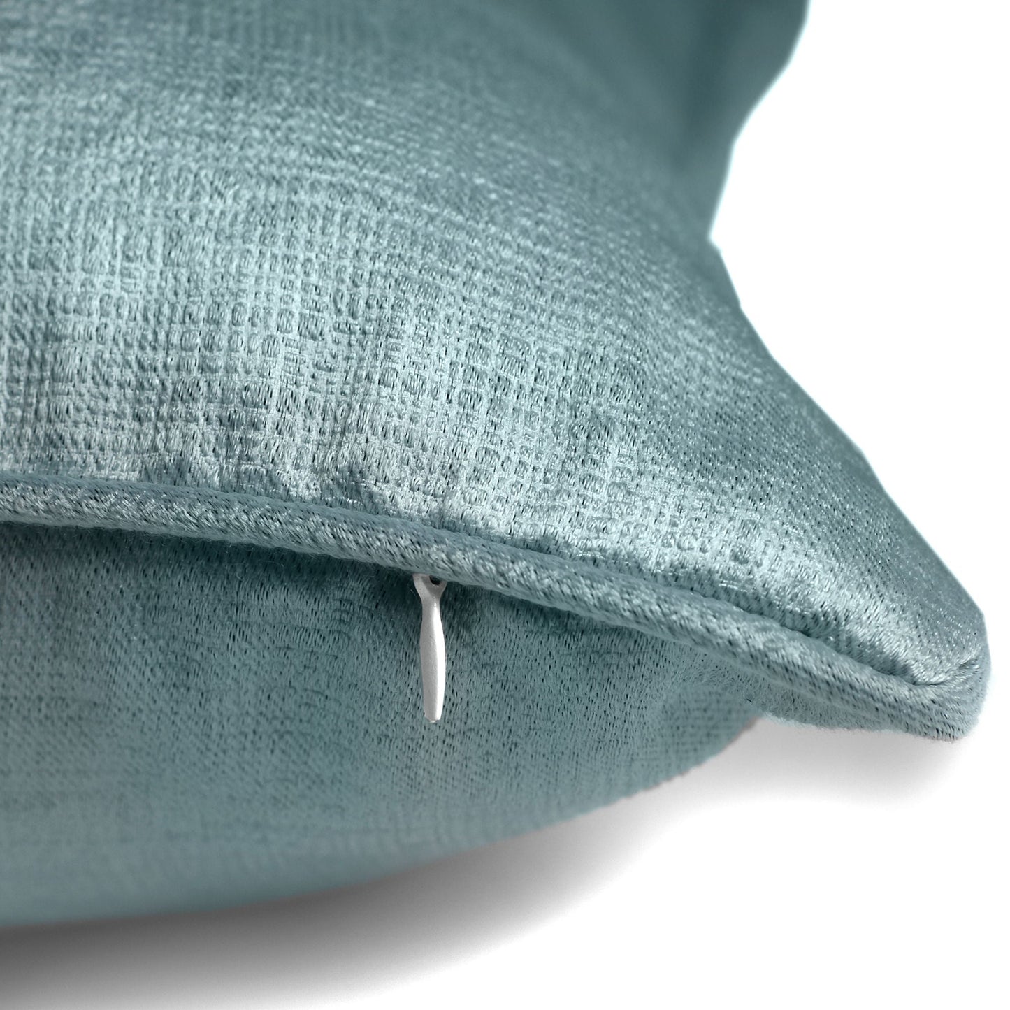 Strata Cushion in Duck Egg