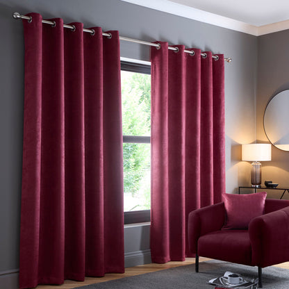 Strata Cushion in Wine