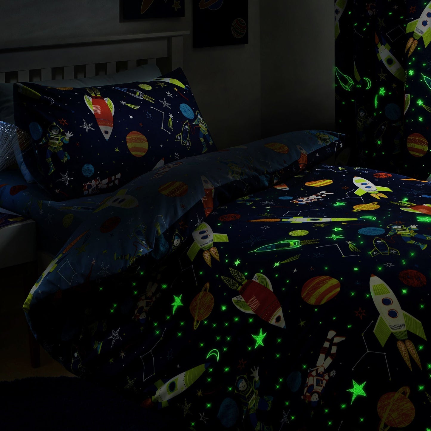 Supersonic Duvet Cover Set in Blue