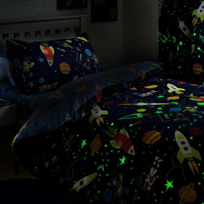 Supersonic Duvet Cover Set in Blue