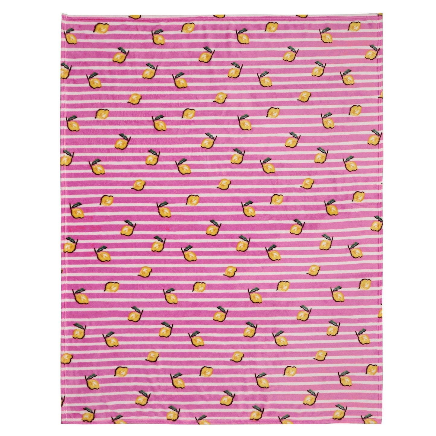 Summer Fruits Throw in Pink