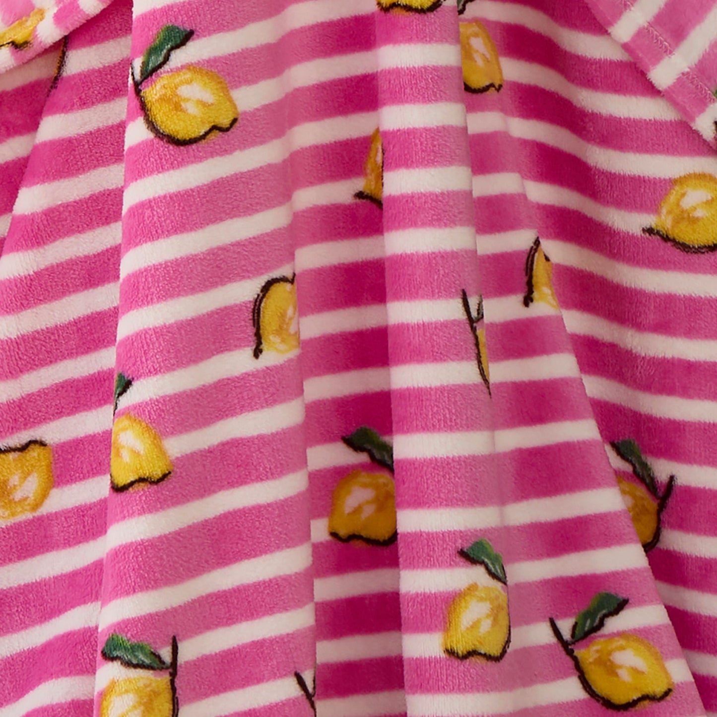 Summer Fruits Throw in Pink